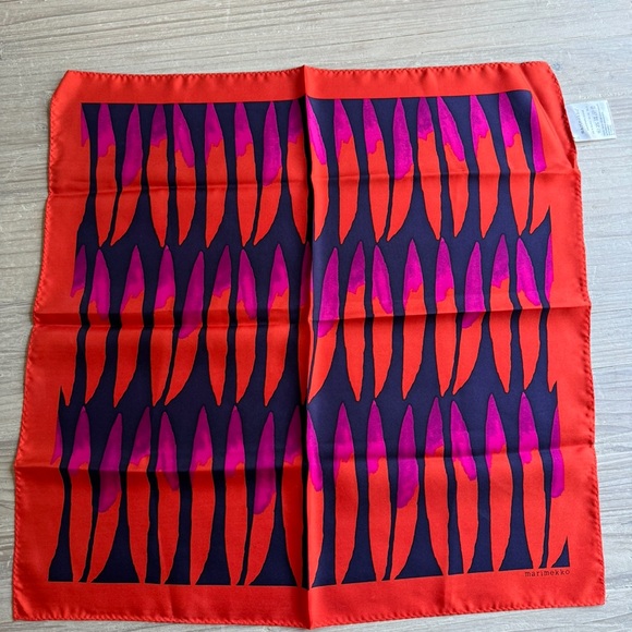 Vintage Marimekko Silk Scarf - Picture 1 of 6
